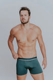 Kit com 5 Cuecas Boxer Adulto Masculino em Microfibra